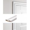 MDF deurlijst BR1 12x70 mm wit gegrond